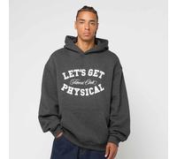 mister tee Let's Get Physical Fluffy Hoody gris L
