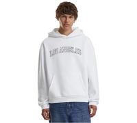 Mister Tee Los Angeles Fluffy Hoody, Blanco, M