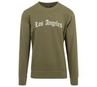 Mister Tee Los Ángeles Wording Crewneck Suéter Pullover City Longsleeve