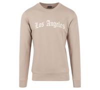 Mister Tee Los Ángeles Wording Crewneck Suéter Pullover City Longsleeve