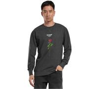 Mister Tee Lost Youth Rose Crewneck Sudadera, Charcoal, XL para Hombre