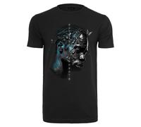 Mister Tee Mariposa Efecto Camiseta Hombre Top Algodón Jersey Negro
