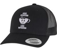 Mister Tee Más Espresso Menos Depresso Retro Trucker MT3902 Einheitsgröße