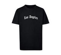Mister Tee Mt10486-los Angeles Wording Kids Basic tee Camiseta, Negro, 158-164 Hombres