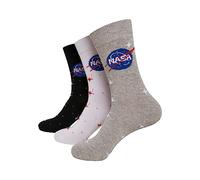 Mister Tee MT1206 NASA Insignia Socks 3-Pack black/grey/white 35-38