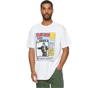 Mister Tee Mt2406-eazy-e Rap Magazine Oversize tee Camiseta, Blanco, 3XL Grande Alto Hombres