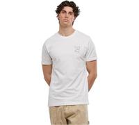 Mister Tee Mt2694-skull One Line tee Camiseta, Blanco, S Hombres