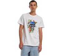 Mister Tee Mt2695-Camiseta de Calavera cromada Camiseta, Blanco, M Hombres