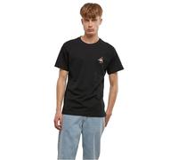 Mister Tee Mt2753-peace Noodles tee Emb Camiseta, Negro, L Hombres