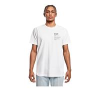 Mister Tee Mt3140-trust Definition tee Camiseta, Blanco, XS Hombres