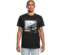 Mister Tee Camiseta gris / gris claro / negro M gris / gris claro / negro