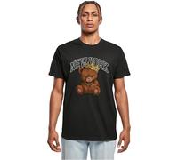 Mister Tee Mt3794-ny Crowned Bear tee Camiseta, Negro, XL Hombres