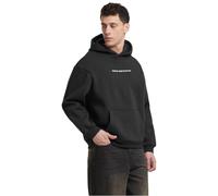 Mister Tee Mt3824-started from The Bottom Emb Fluffy Hoody Sudadera con Capucha, Negro, L para Mujer
