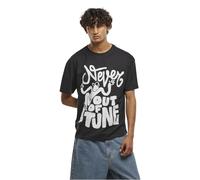 Mister tee Mt3873-never out of Tune Oversize tee Camiseta, Negro, XL para Hombre