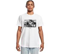 Mister tee Mt4017-heart Sign tee Camiseta, Blanco, XL Hombres
