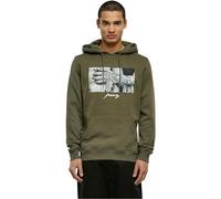 Mister Tee MT492-Pray 2.0 Hoody, Sudadera Hombre, Verde (Olive), S