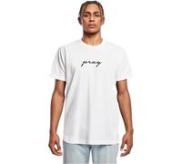 Mister Tee MT887-Pray EMB tee, Camiseta Hombre, Blanco, XL