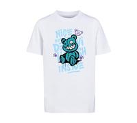 Mister Tee Mtk252 - Camiseta Nice But Devilish, Blanco, 146 cm Unisex niños