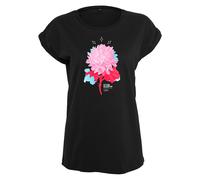 Mister Tee Mujeres Future Temporada Camiseta Top Camiseta Flores Negro Rosa
