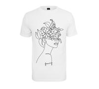 Mister Tee Mujeres One Line Fruit Camiseta Top Cuello Redondo Algodón