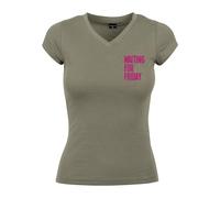 Mister Tee Mujeres Waiting For Viernes Caja Camiseta Top Camiseta Viernes Dama