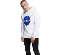 Mister Tee NASA Sudadera con Capucha, Hombre, Blanco, Medium
