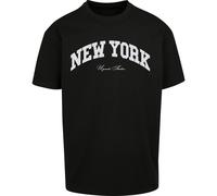 Mister Tee New York College Extra Grande Camiseta Hombre Logo Texto Jersey