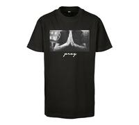Mister Tee Kids Pray tee Camiseta, Negro (Black 00007), 122/128 para Niños