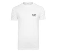 Mister Tee Nú Hard Feelings Camiseta Top Estampado Declaración Blanco Hombre