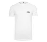 Mister Tee Nú Hard Feelings Camiseta Top Estampado Declaración Blanco Hombre