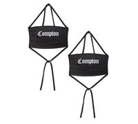 Mister Tee Pañuelo 'Compton' negro / blanco Hombre Mister Tee One Size negro / blanco