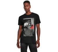 Mister Tee Pistol Rose tee Camiseta, Negro (Black 00007), X-Small para Hombre