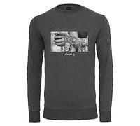Mister Tee Pray 2.0 Crewneck Sudadera, Charcoal, M para Hombre