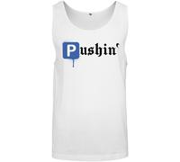 Mister Tee Pushin P Camiseta de Tirantes Top Ärmelloses-shirt Deportiva
