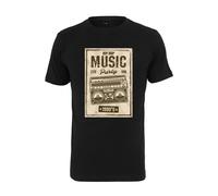 Mister Tee Retro Boom Camiseta Hombre Top Algodón Motivo Jersey Estampado