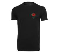 Mister Tee Rosa Camiseta Top Camiseta Flores Básico Valetines Día Liebe Amor