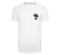 Mister Tee Rosa Camiseta Top Camiseta Flores Básico Valetines Día Liebe Amor