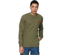 Mister Tee Rose Crewneck Sudadera, Olive, XS para Hombre