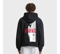 mister tee Scarface Poster Fluffy Hoodie negro L