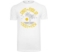 Mister Tee Shut The Fuck Up & Enjoy The View Camiseta Hombre Strand Playa Hombre