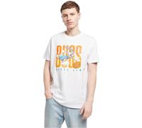 Mister Tee Space Jam Big Bugs Playing tee Camiseta, Blanco, M para Hombre