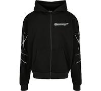 Mister Tee Speed Logo Zip Jacket Sudadera con Capucha, Black, L para Hombre