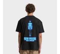 mister tee Stranger Things Eleven Bitmap Loose Tee negro S