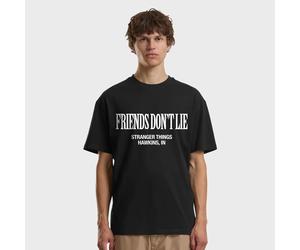 mister tee Stranger Things Friends don’t Lie Loose Tee negro XS