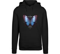 Mister Tee Sudadera con capucha Become The Change Butterfly MT3029 XS