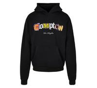 Mister Tee Sudadera 'Compton L.A.' amarillo / gris claro / naranja / negro M amarillo / gris claro / naranja / negro