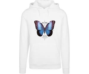 Mister Tee Sudadera con capucha Become The Change Butterfly MT3029 XL