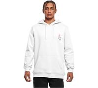 Mister Tee Sudadera con Capucha de los Hombres, 65% Algodón 35% Poliéster, Blanco, S