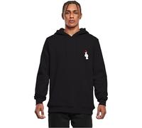 Mister Tee Sudadera con Capucha de los Hombres, 65% Algodón 35% Poliéster, Negro, XS