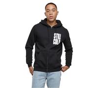 Mister Tee MT3503-Still Cold Zip Hoody Hooded Sweatshirt, Black, XXL Men's